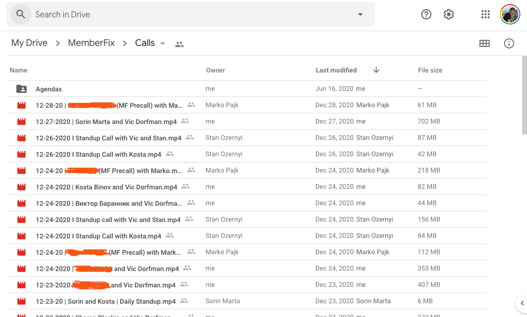 calls folder - Automatically upload Zoom recordings to Google Drive