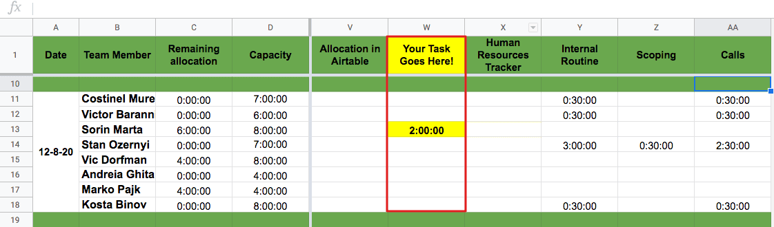 res alc example