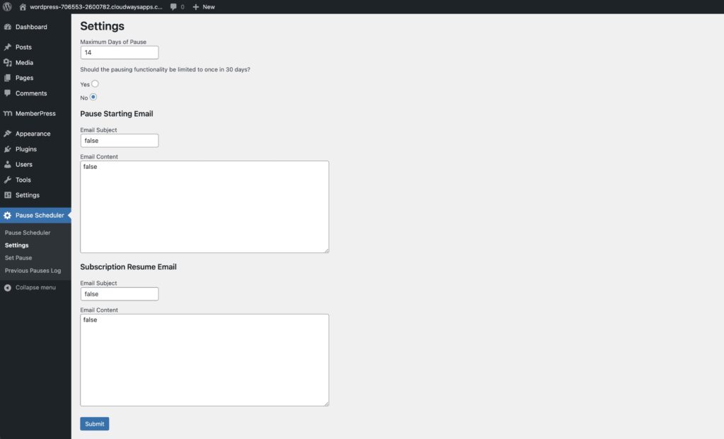 MemberPress Pause, Schedule and Resume Subscriptions Add-On step 2 1024x621 - MemberPress Pause, Schedule and Resume Subscriptions Add-On