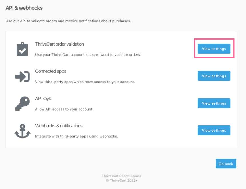webhook secret webhook secret