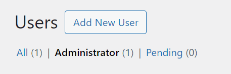 Show All Administrators