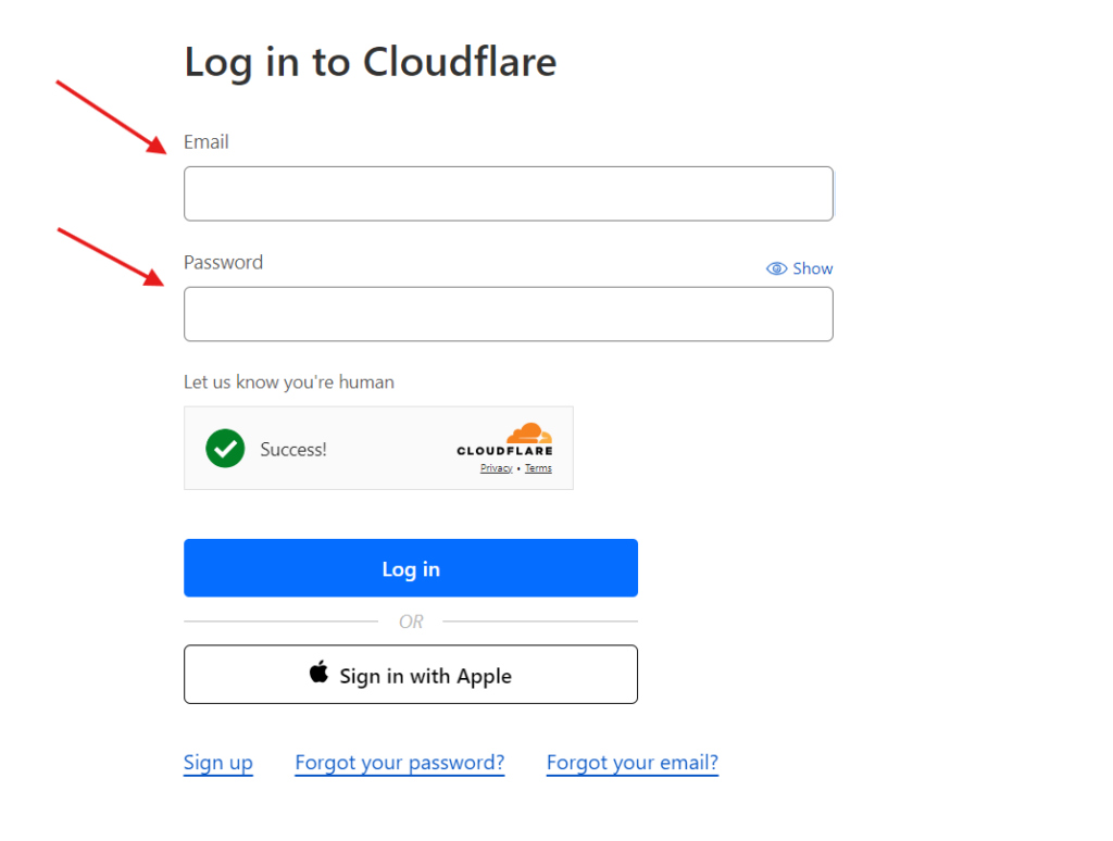 How to Get CloudFlare Access cloudflare login 1024x774 - How to Get CloudFlare Access