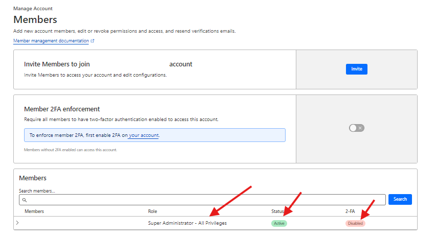 manage members manage members