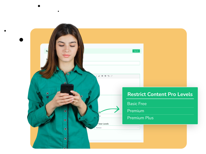 Restrict Content Pro Custom Development Simple Submission Process Restrict Content Pro Integration Fluent Support - Restrict Content Pro Custom Development