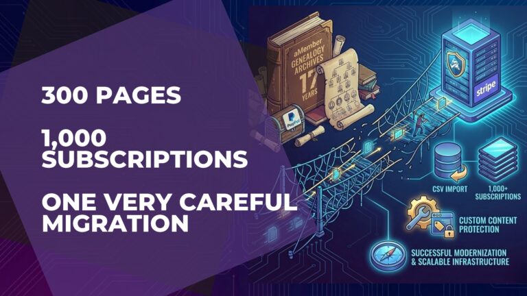 Migrating a 17-Year-Old Membership Site from aMember to Paid Memberships Pro