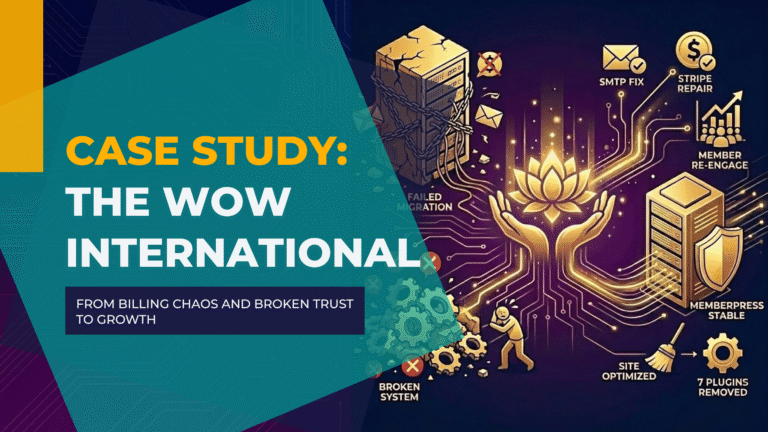 Membership Migration Recovery for WOWintl.org