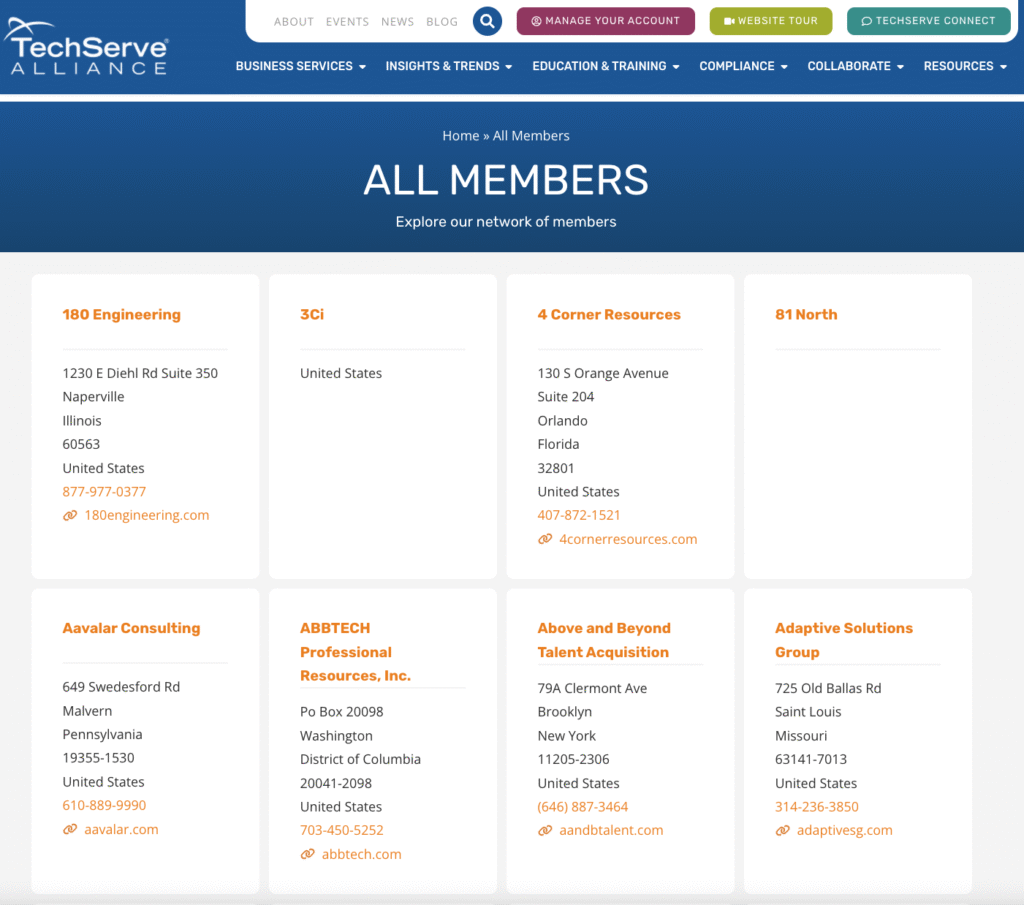 Screenshot at  1024x905 - TechServe Alliance: From Legacy Patchwork to Modern Membership Platform