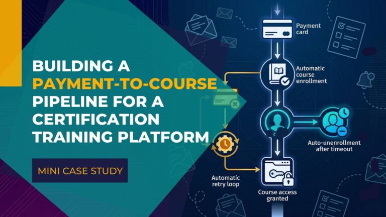 Case study on course enrollment automation