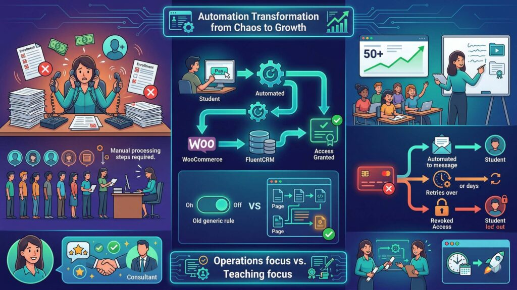 automatic enrollements 1024x576 - From Manual Enrollment to Automated Subscriptions