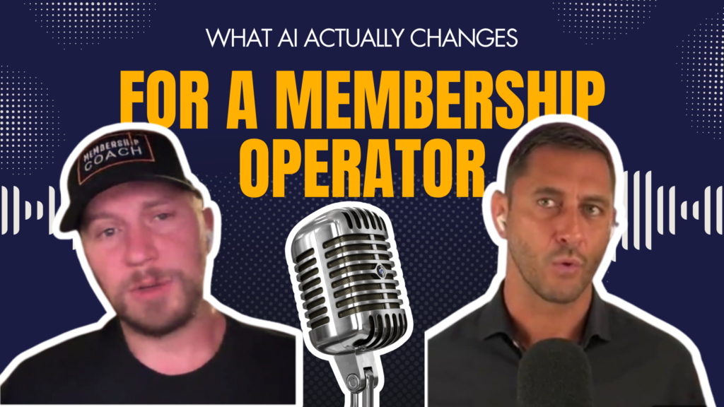 AI for membership sites with Micah Mitchell
