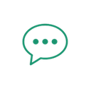 Chat bubble icon