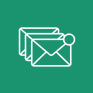 Stack of envelopes icon