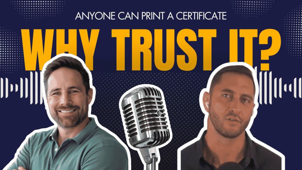 certification program people trust with Jeffrey Horne